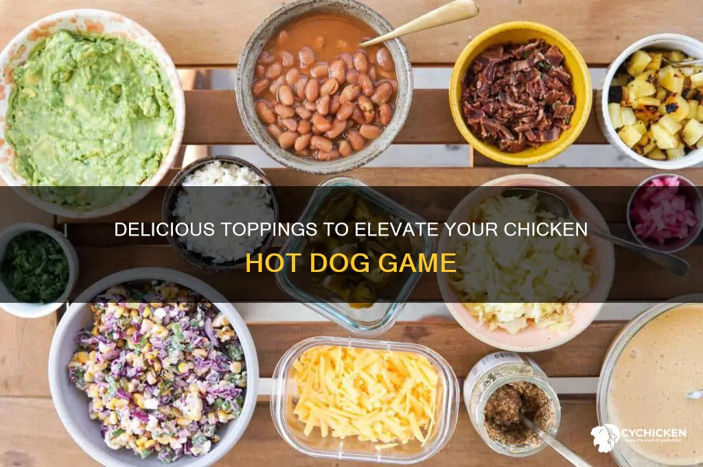 what to put on chicken hot dogs