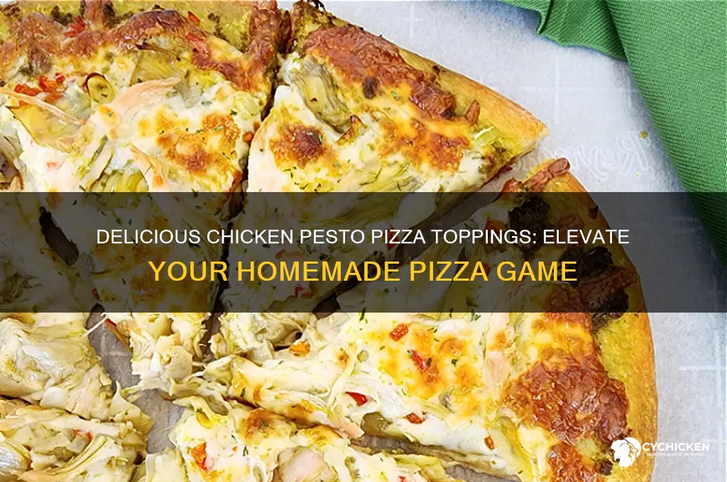 what to put on chicken pesto pizza