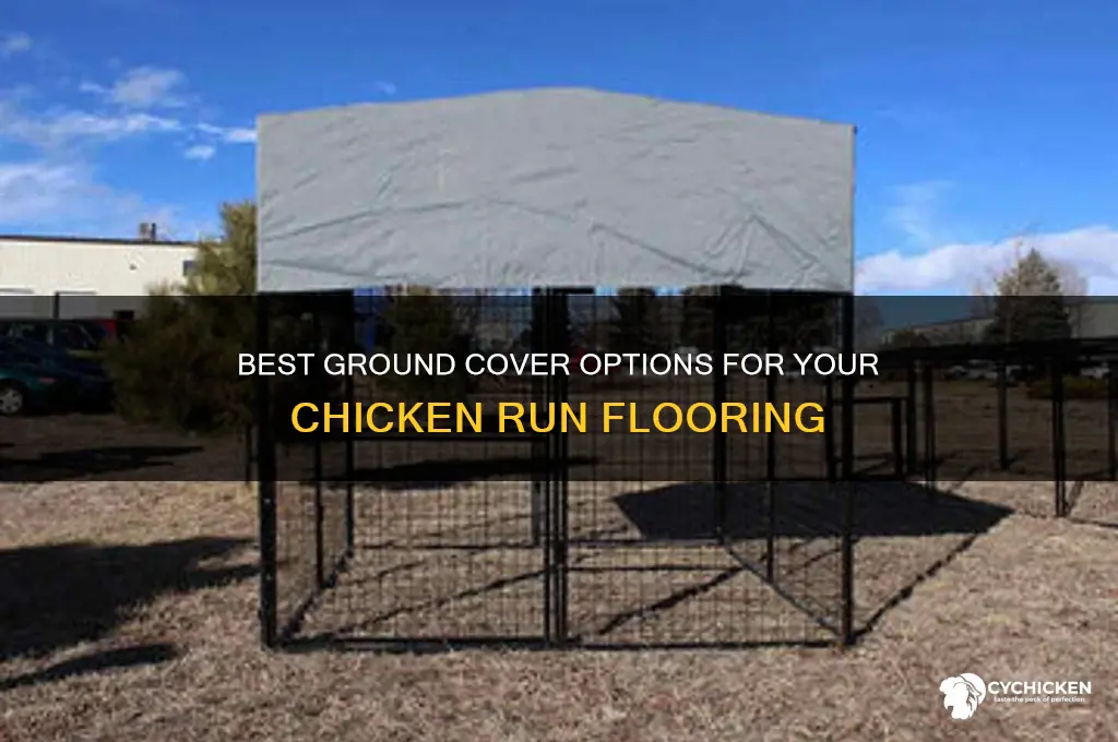 what to put on chicken run ground