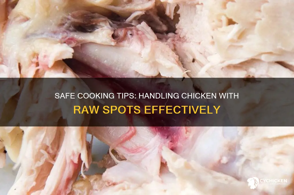 what to put on chicken with raw spots