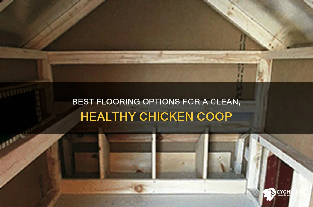 what to put on floor of chicken house
