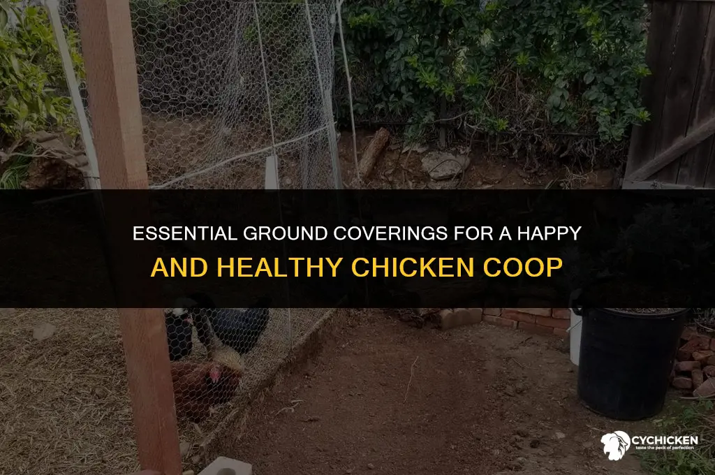 what to put on ground in chicken coop