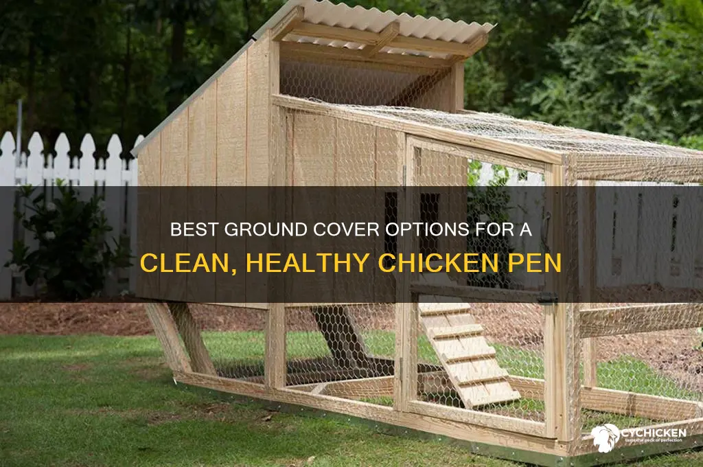what to put on ground in chicken pen