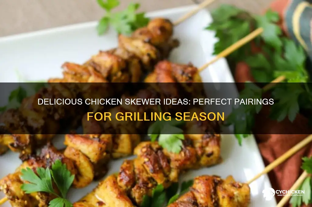 what to put on skewers with chicken