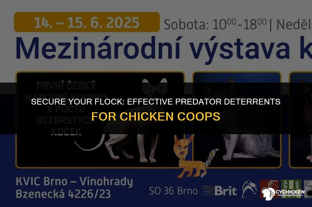 what to put under chicken coop to keep out predators
