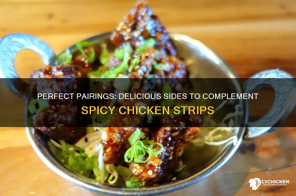 what to put with spicy chicken strips