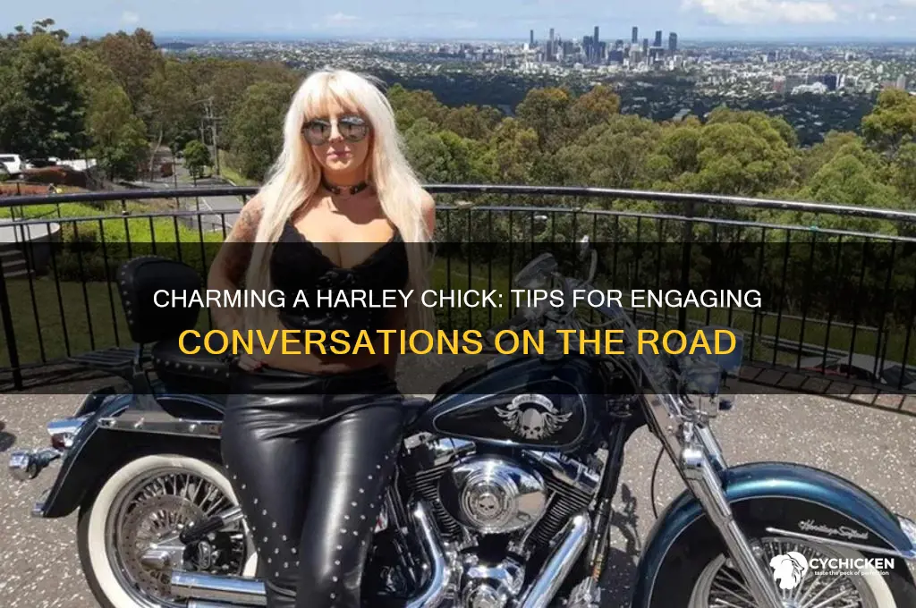 what to say to a harley chick