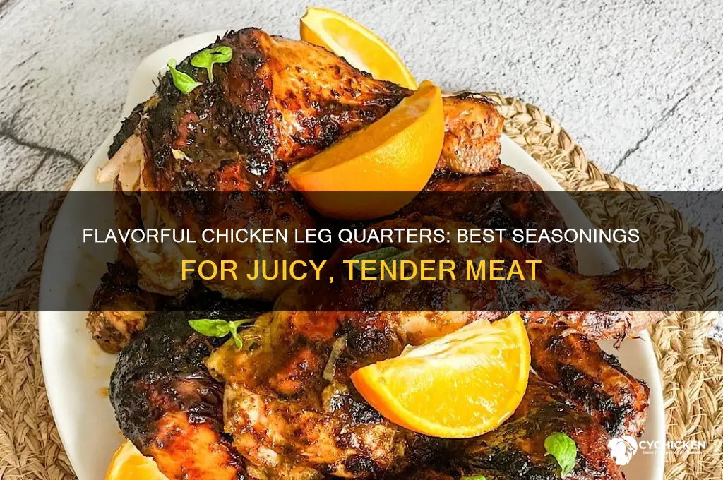 what to season chicken leg quarters with