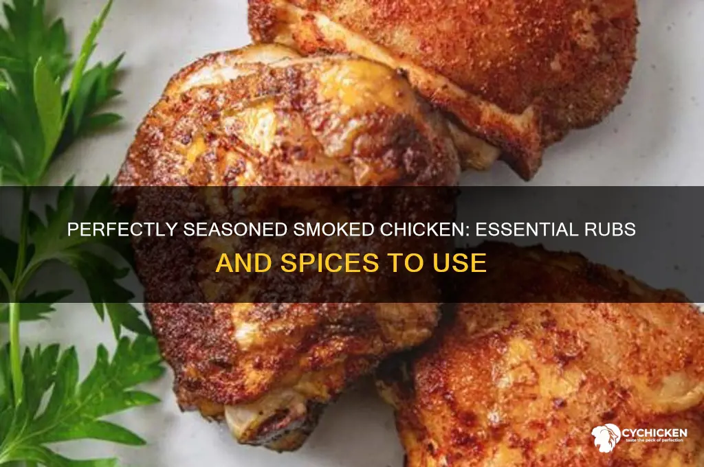 what to season chicken with before smoking