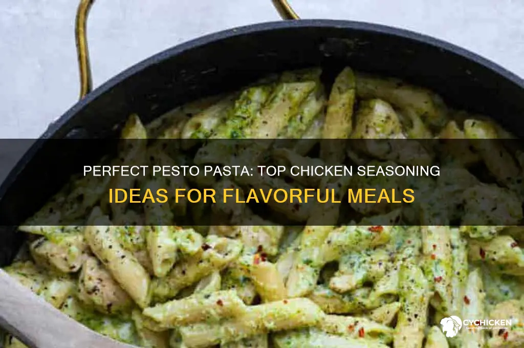 what to season chicken with for pesto pasta