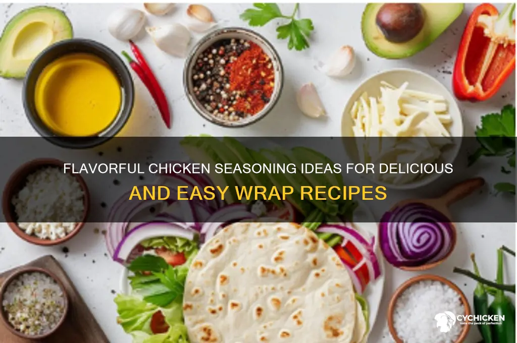 what to season chicken with for wraps