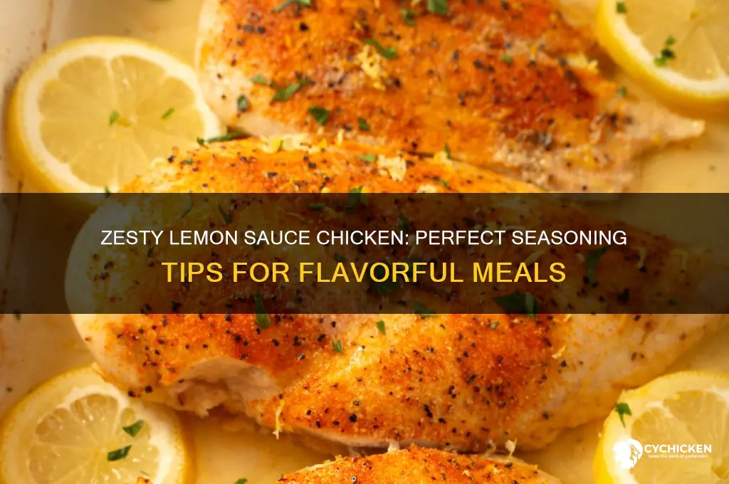 what to season chicken with lemon sauce