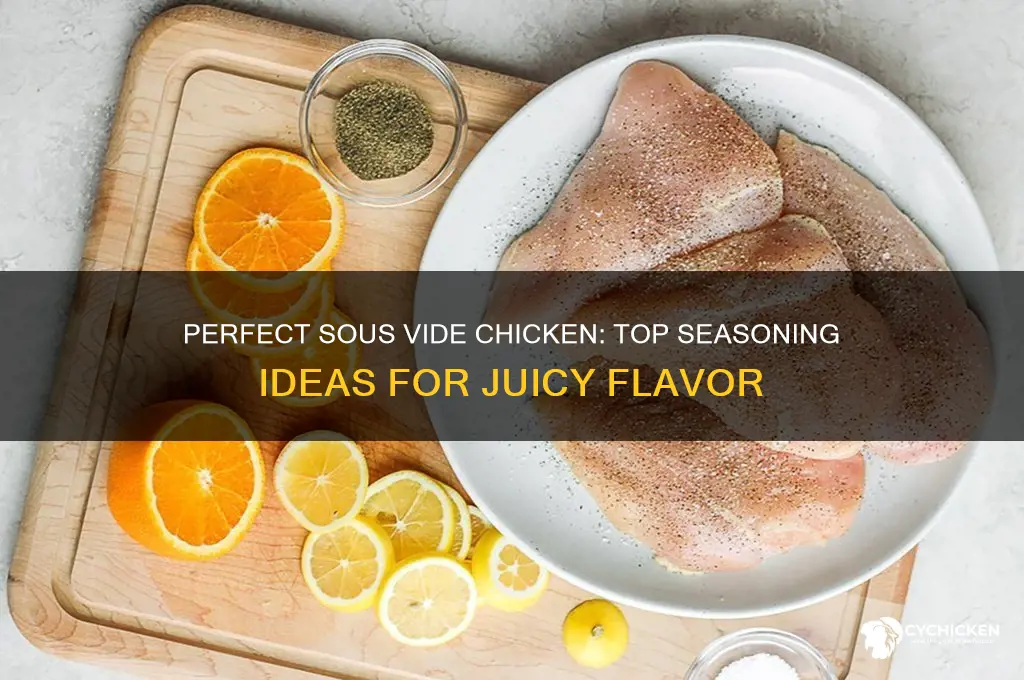 what to season sous vide chicken with