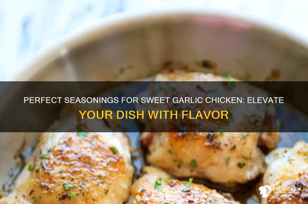 what to season sweet garlic chicken with