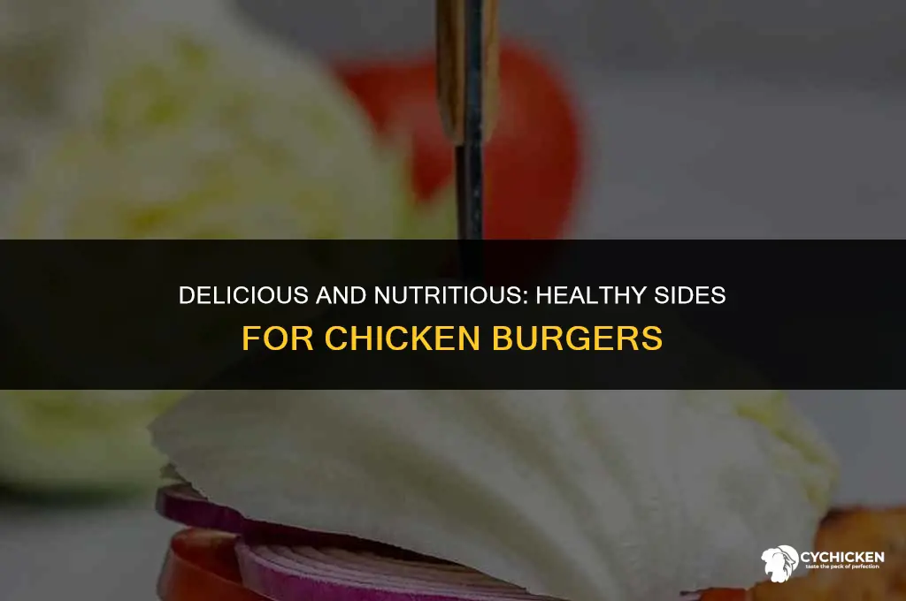 what to serve with chicken burgers healthy
