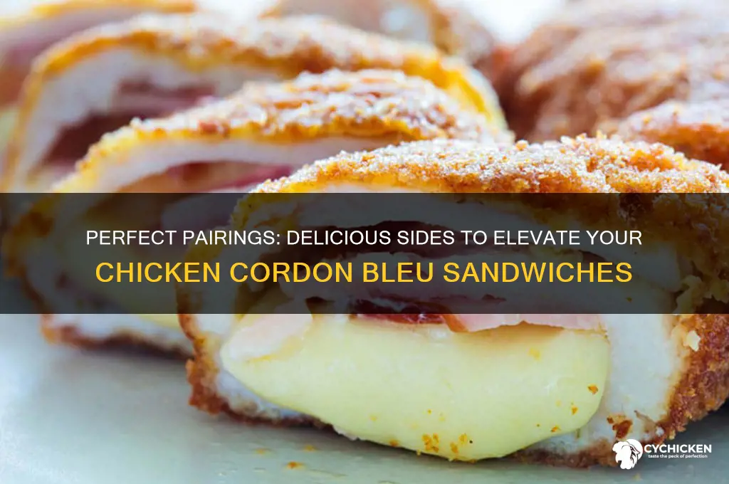 what to serve with chicken cordon bleu sandwiches