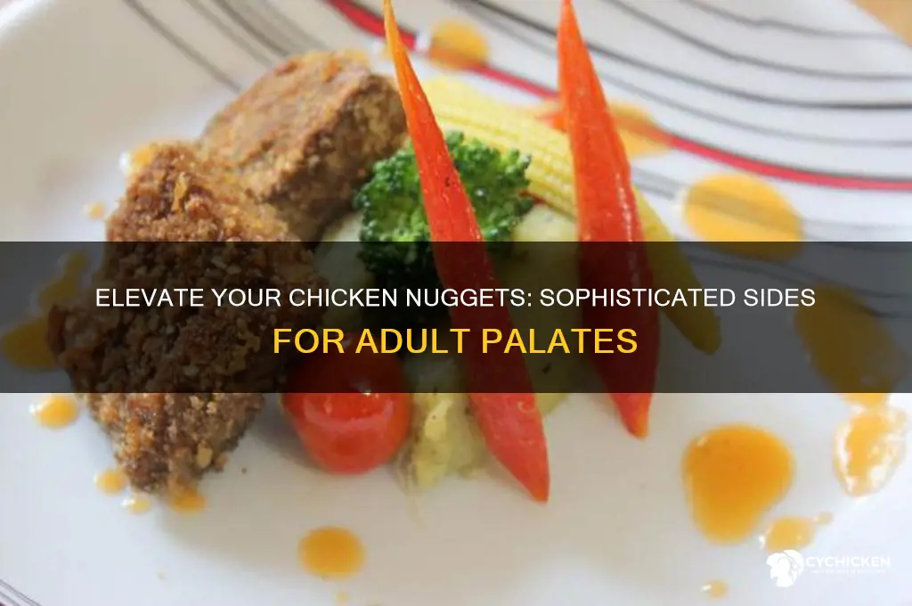 what to serve with chicken nuggets for adults
