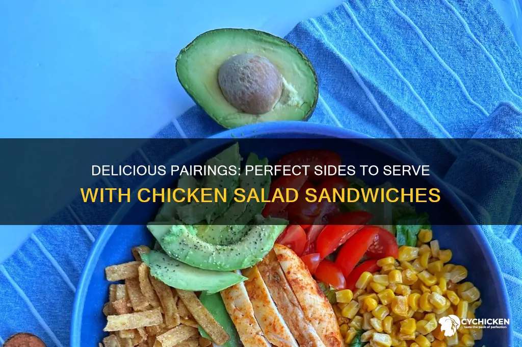 what to serve with chicken salad sandwich