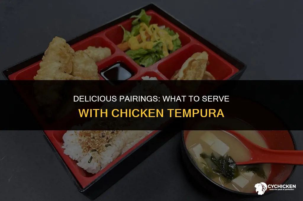 what to serve with chicken tempura