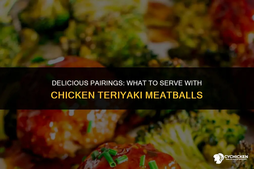 what to serve with chicken teriyaki meatballs