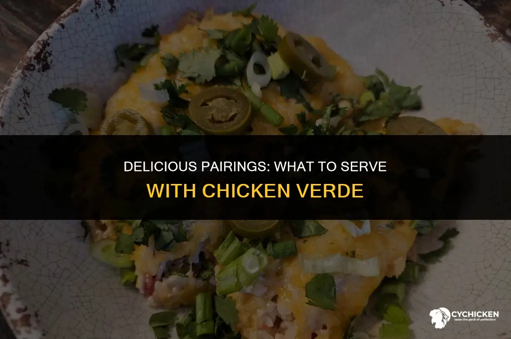 what to serve with chicken verde