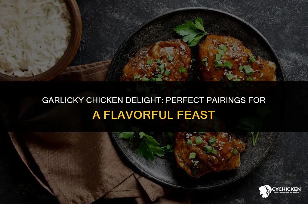 what to serve with chicken with 40 cloves of garlic