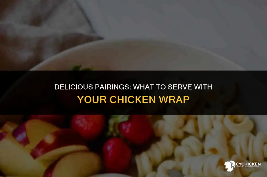 what to serve with chicken wrap