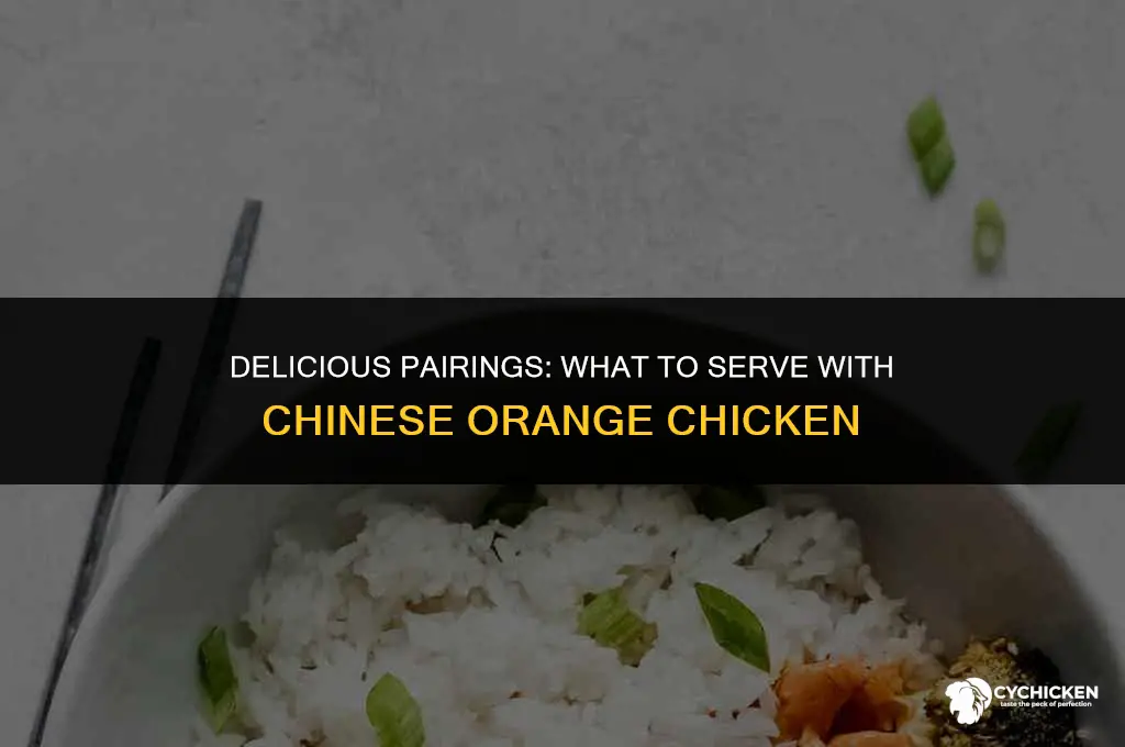 what to serve with chinese orange chicken