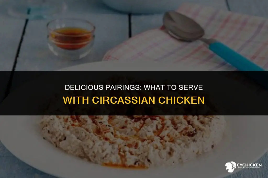 what to serve with circassian chicken