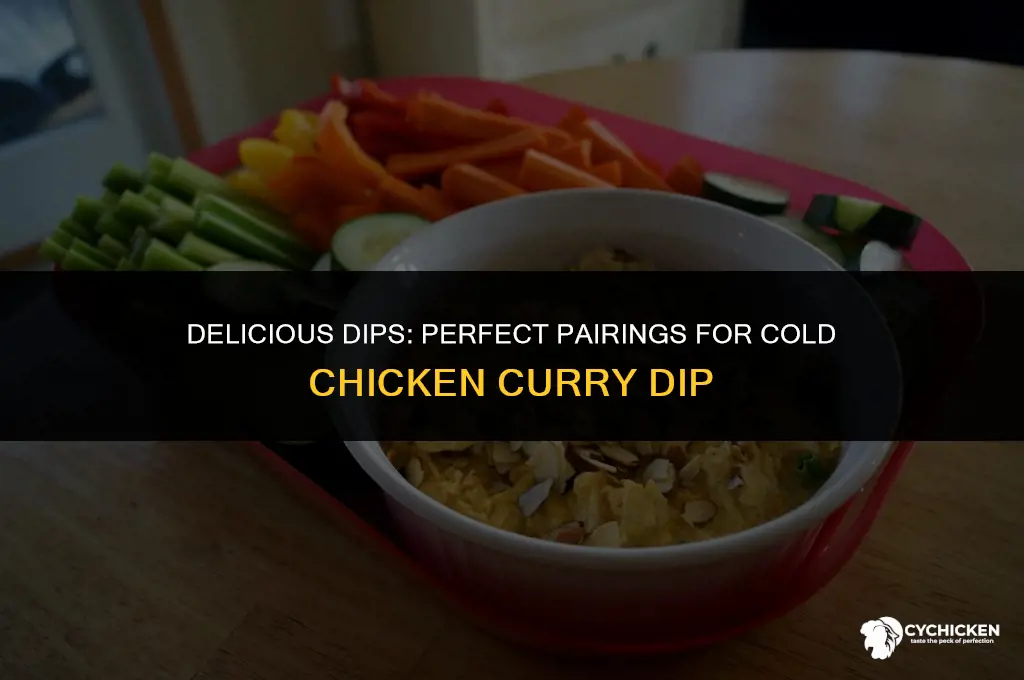 what to serve with cold chicken currty dip