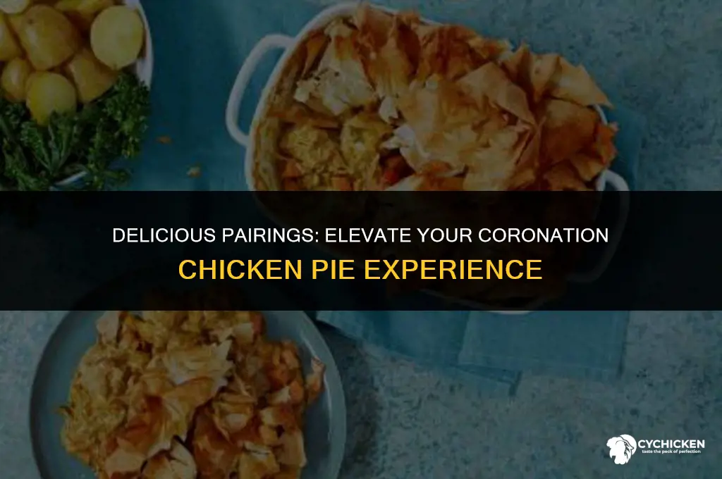 what to serve with coronation chicken pie