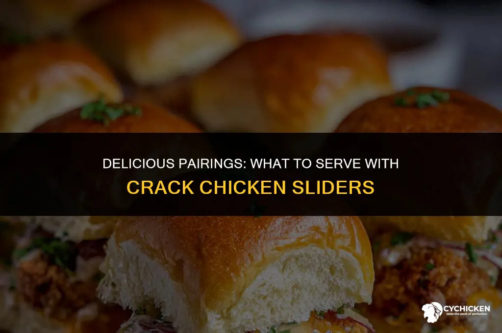 what to serve with crack chicken sliders