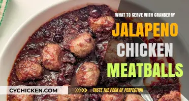 Spicy-Sweet Delight: Perfect Pairings for Cranberry Jalapeño Chicken Meatballs