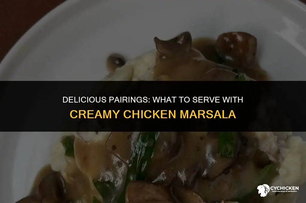 what to serve with creamy chicken marsala