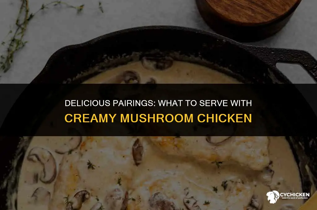 what to serve with creamy mushroom chicken