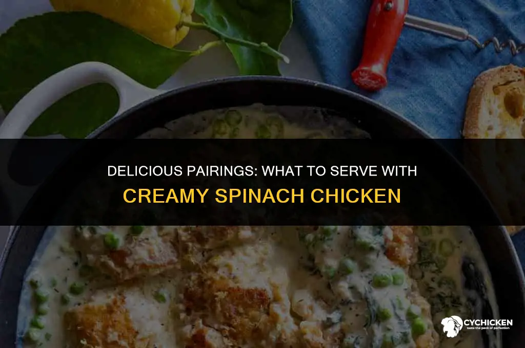what to serve with creamy spinach chicken