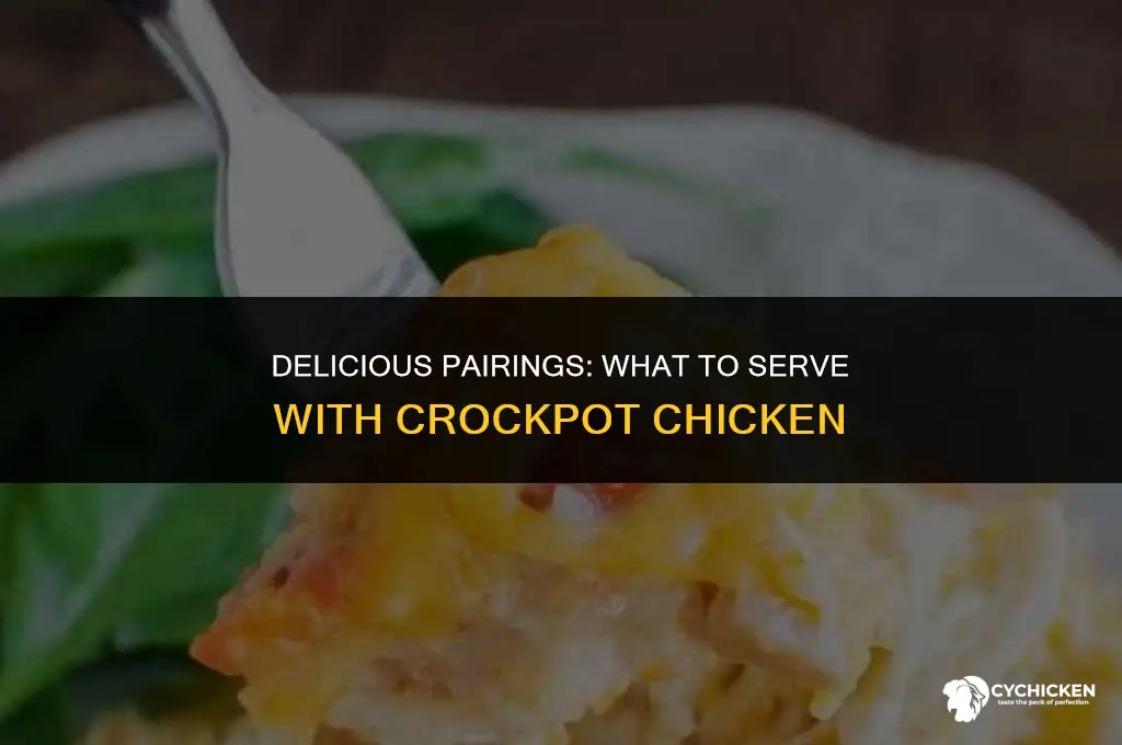 what to serve with crockpot chicken