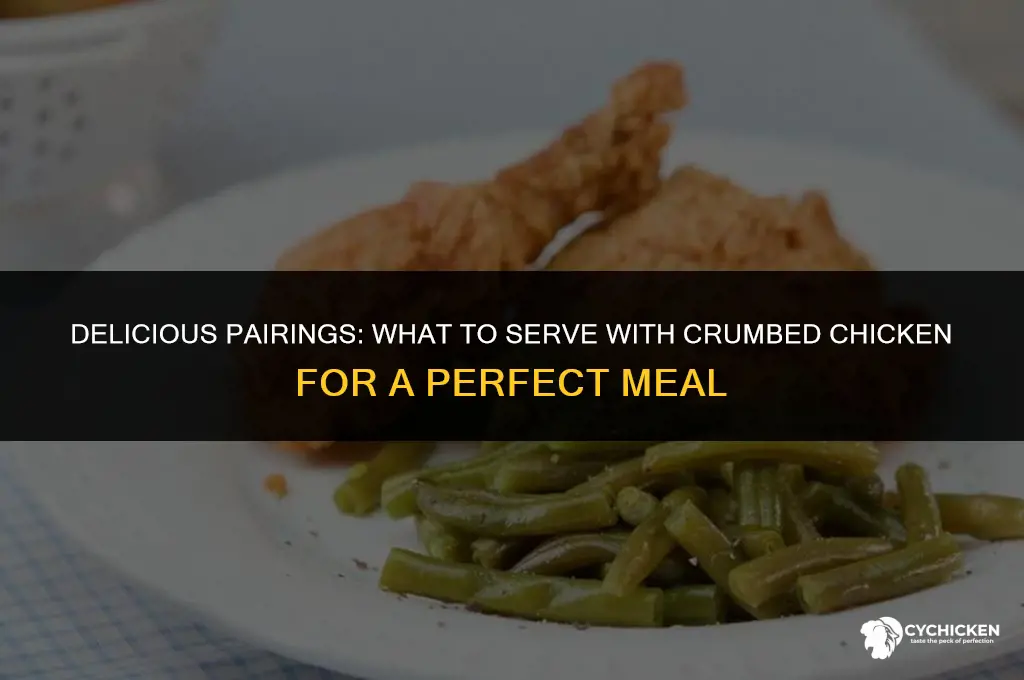 what to serve with crumbed chicken