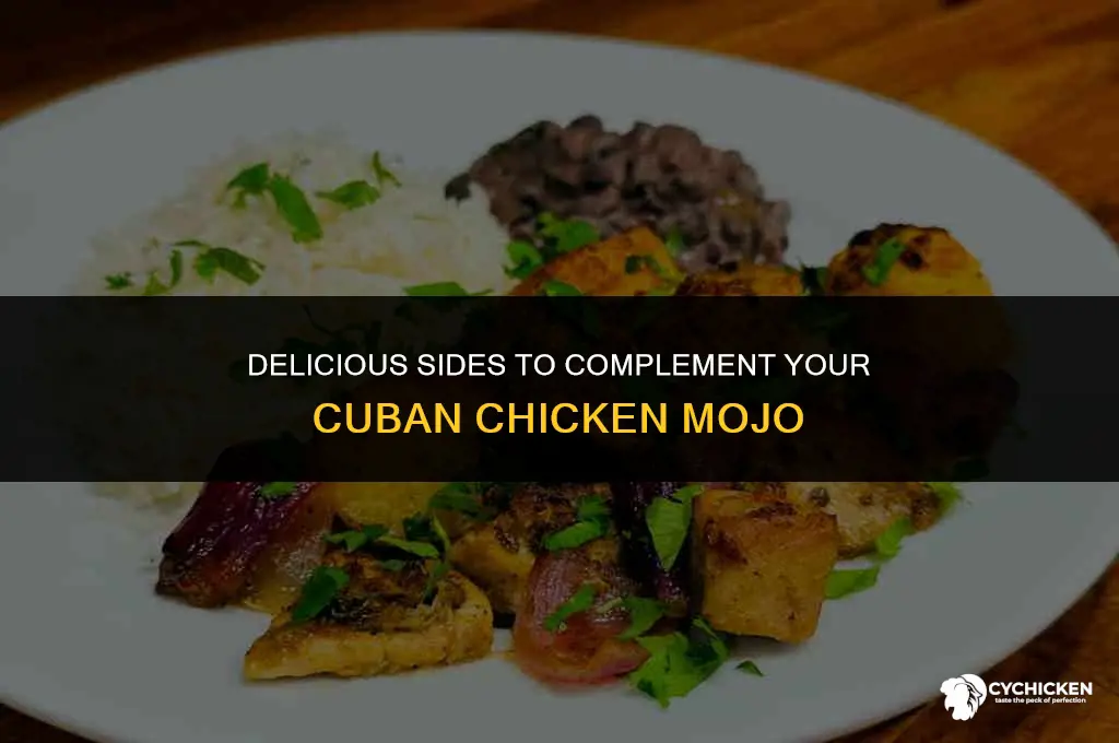 what to serve with cuban chicken mojo