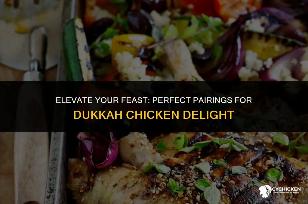 what to serve with dukkah chicken