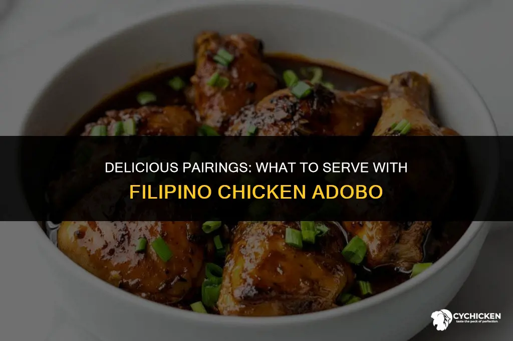what to serve with filipino chicken adobo
