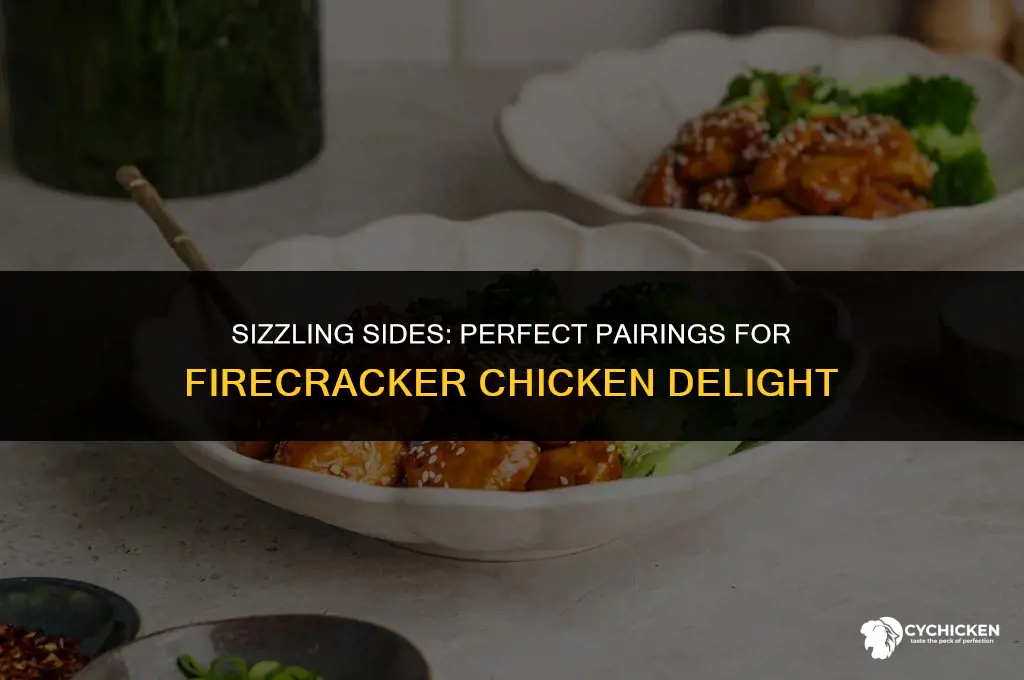 what to serve with firecracker chicken