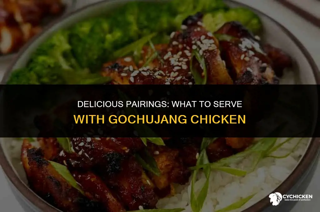 what to serve with gochujang chicken