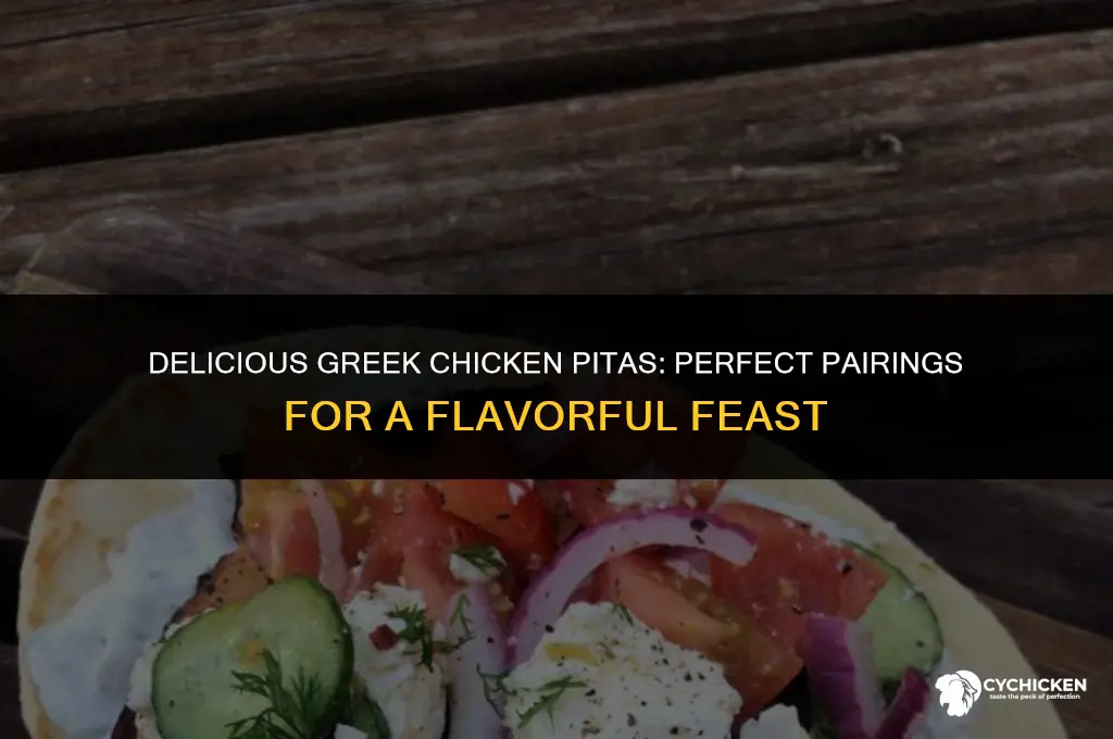what to serve with greek chicken pitas