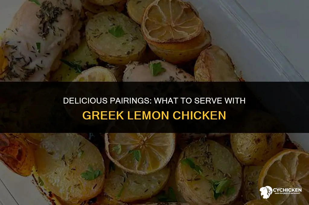 what to serve with greek lemon chicken