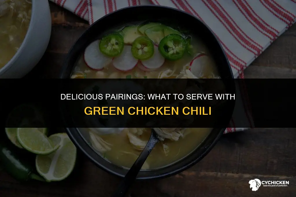what to serve with green chicken chili