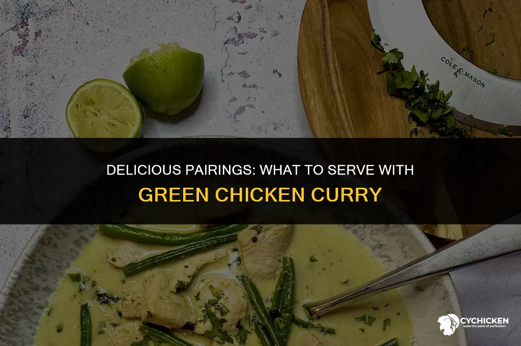 what to serve with green chicken curry