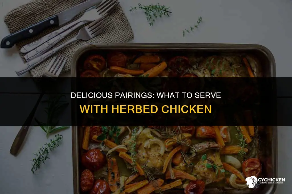 what to serve with herbed chicke
