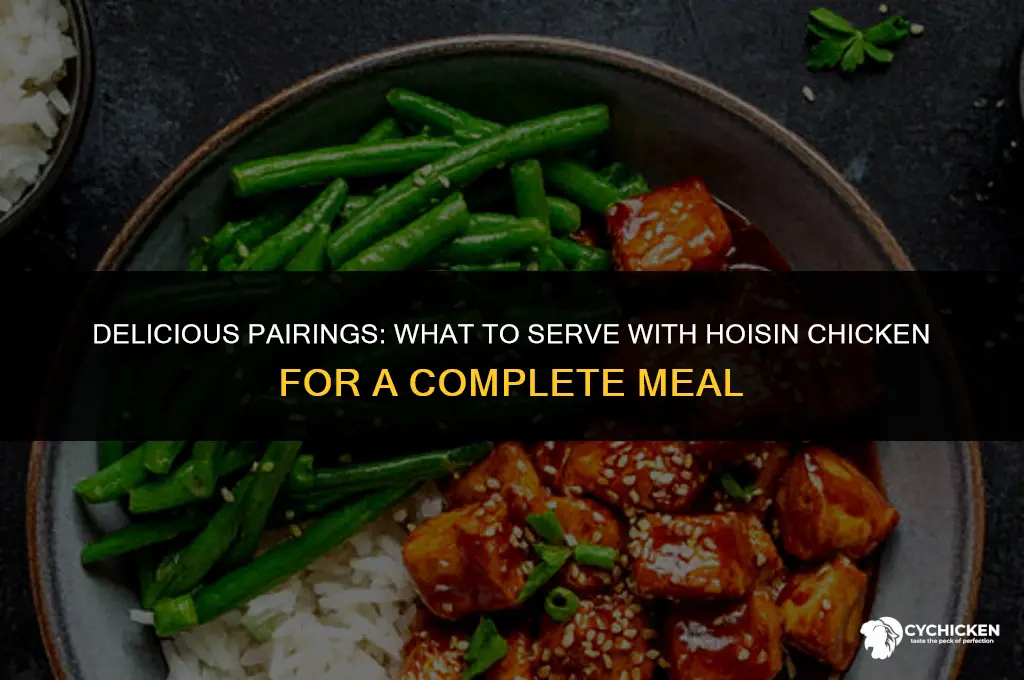 what to serve with hoisin chicken