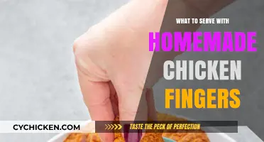 Delicious Dipping Duo: Homemade Chicken Fingers & Flavorful Sauces